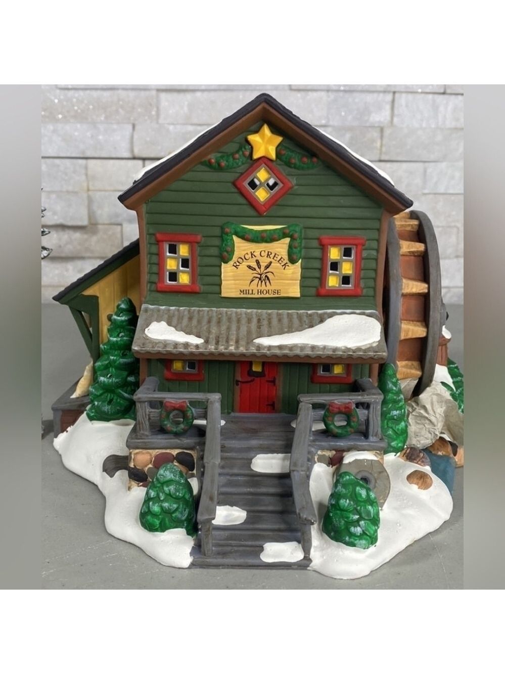 DEPARTMENT 56 #54932 Original Snow Village ROCK CREEK MILL HOUSE RETIRED